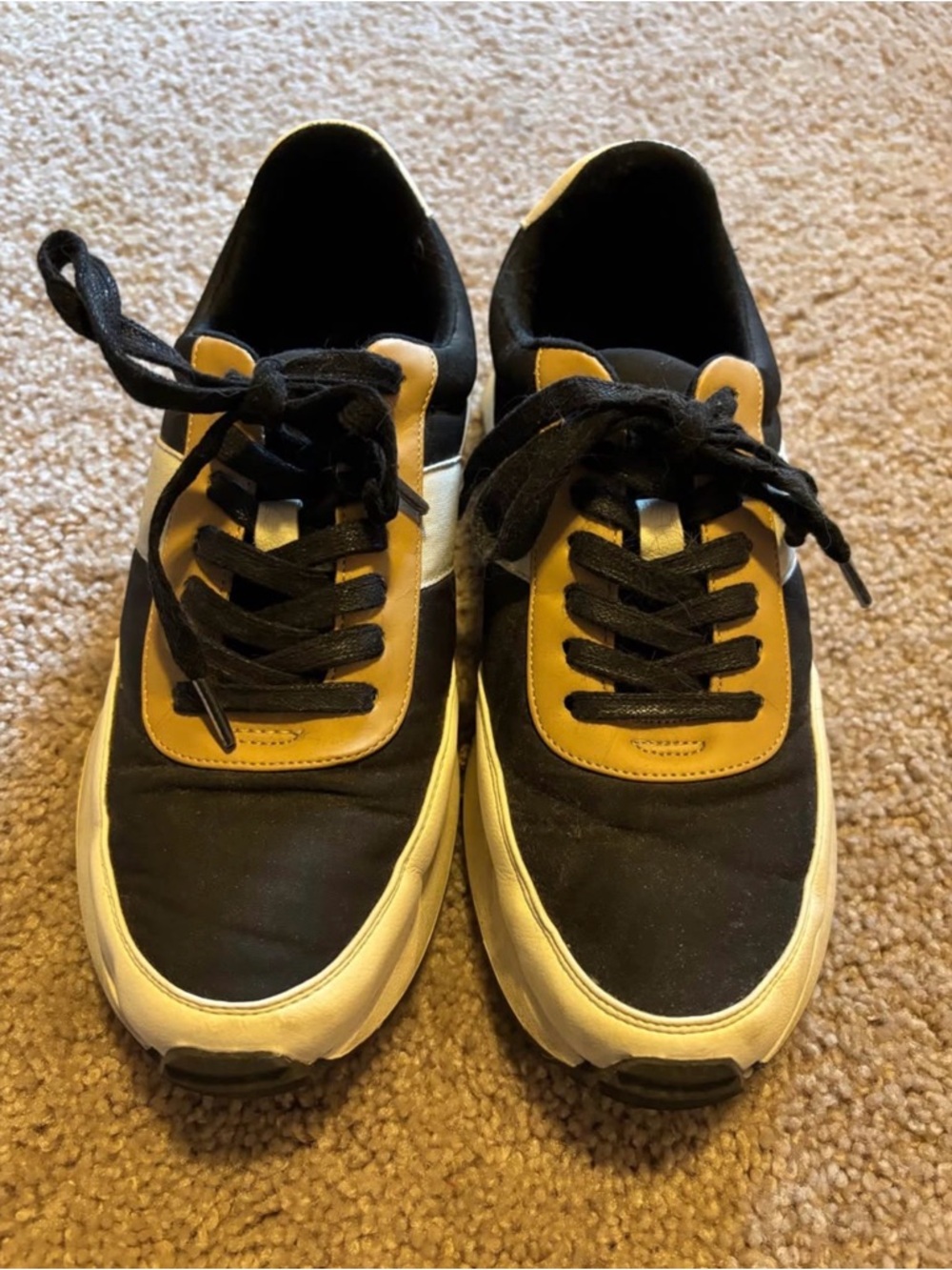Dolce Vita Black and Tan Women's Sneakers